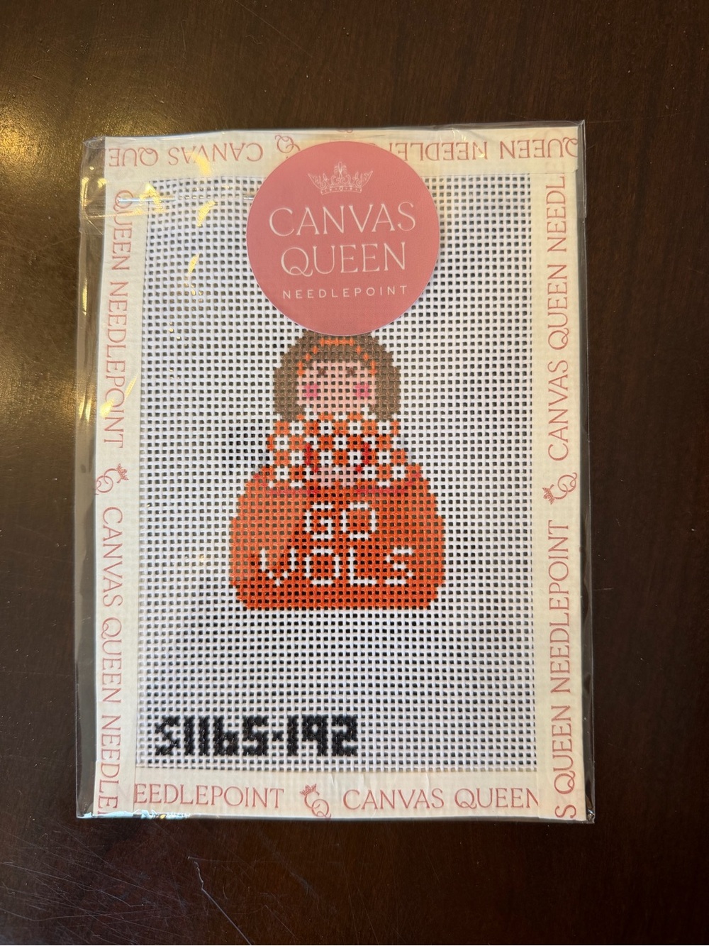 Canvas Queen Needlepoint "Go Vols" Angel Canvas – Brand New!